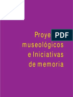 22. Proyectos Museológicos e Iniciativas de Memoria