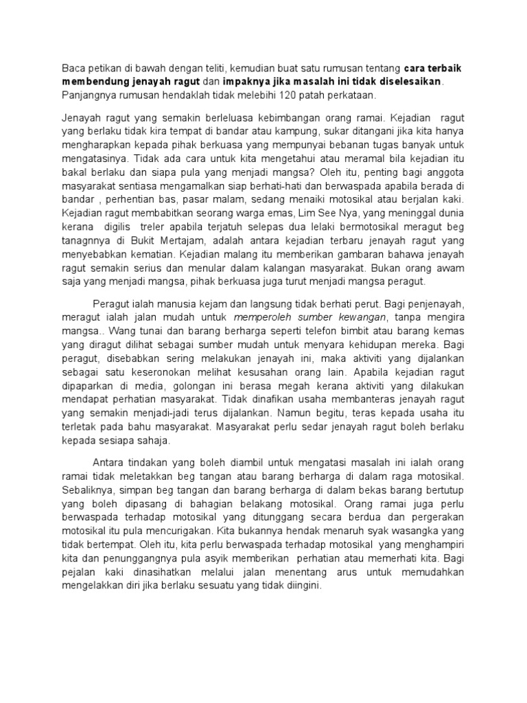 Rumus Ragut | PDF