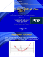 Regresion y Correlacion No Lineal