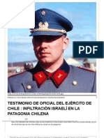 TESTIMONIO DE OFICIAL DEL EJÉRCITO DE CHILE _ INFILTRACIÓN ISRAELÍ EN LA PATAGONIA CHILENA _ Factor Absoluto