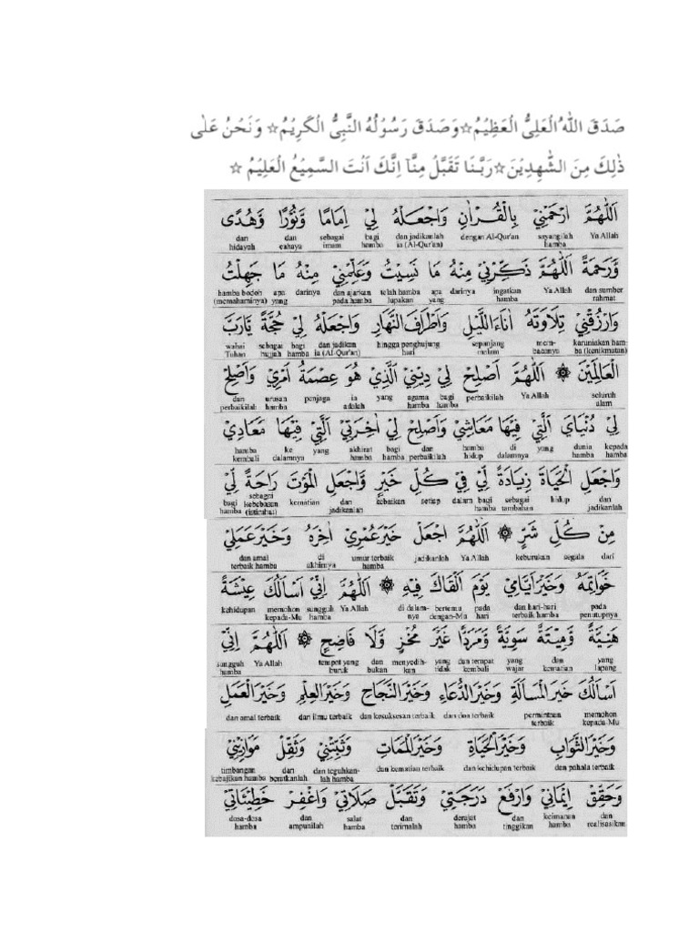 Doa Khatam Alquran | PDF | Abrahamic Religions | Quran