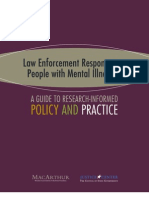 LE Response To Mental Illness: Practice and Policy