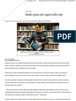 Estratégia de Estudo para Ser Aprovado em Concurso - Empregos e Carreiras - Economia - Zero Hora