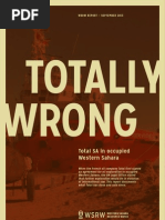 Download Totally Wrong Total SA in occupiedWestern Sahara by Western Sahara Resource Watch SN164777769 doc pdf