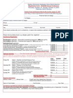 2013 SUGUNA Conference Registration Form