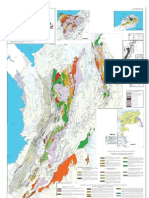 Mapa Metamorfico de Colombia. INGEOMINAS 2001