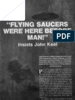 "FLYING SAUCERS WERE HERE BEFORE MAN" Insists JOHN KEEL. An Interview With Bryce Bond