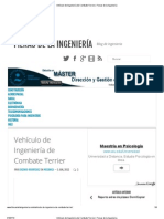 Vehículo de Ingeniería de Combate Terrier - Fieras de La Ingeniería