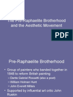 The Pre-Raphaelite Brotherhood and The Aesthetic Movement