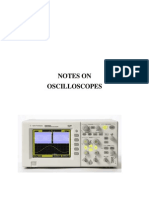 Notes on Oscilloscopes