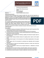 JD - Program Officer (Infectious Disease) - 020913 PDF