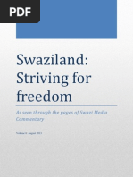 Swaziland: Striving For Freedom: As Seen Through The Pages of Swazi Media Commentary