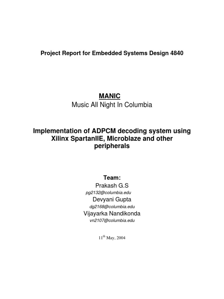 ADPCM Implementation | PDF | Codec | Digital Audio