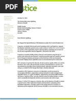 Request For Special Review of 30 Substances Under Pest Control Products Act October 15 2012