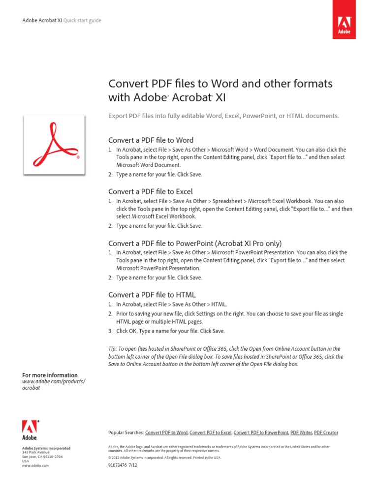 How to insert adobe file in word document