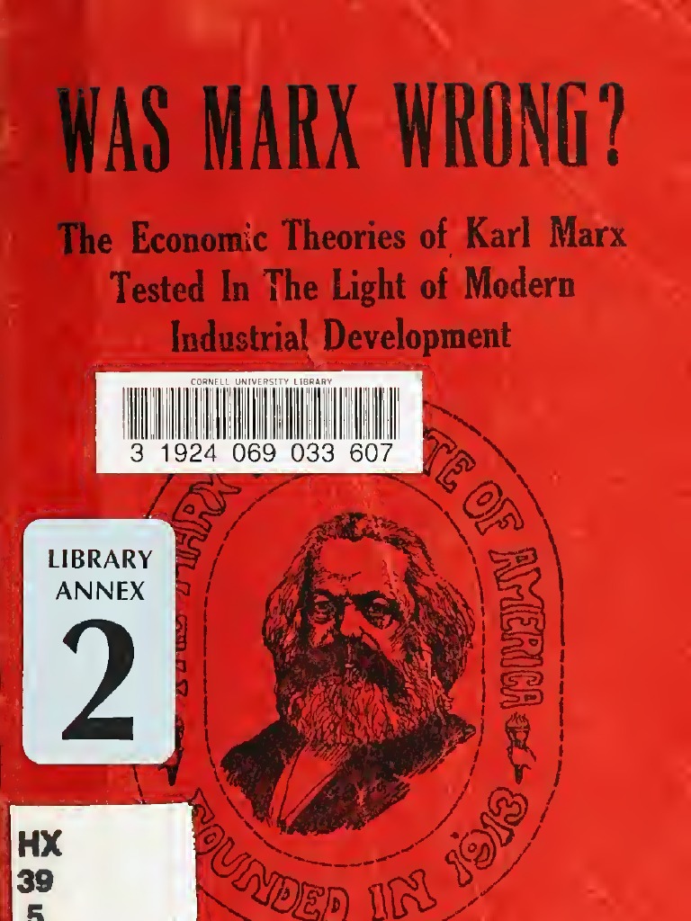 Rubinow - Was Marx Wrong - The Economic Theories of Karl ...