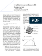 Trends of Power Electronics On Renewable Energy System