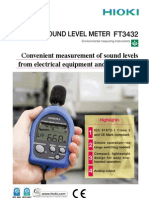 Convenient Measurement of Sound Levels From Electrical Equipment and Machinery