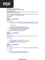 Download The Classic Work Based CV by Monster UK SN16484211 doc pdf