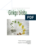 Trabajo Farmacognosia Ginkgo Biloba