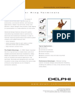 Delphi Ring Terminals: Description - Delphi Offers A Broad Range of