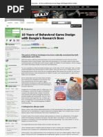 Gamasutra - 10 Years of Behavioral Game Design With Bungie's Research Boss2