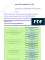 DIRECCIONES PARA EXPERIMENTOS DE FÍSICA