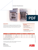 ABB Transocket Instrument Transformers for Underground/Overhead Service