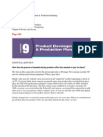 chapter 9 product development  production planning p144-161