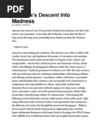 America’s Descent into Madness