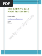 Download RRB Model Set 2 for IBPS RRB CWE 2013 by Admin IBPS-NEWS SN164889595 doc pdf