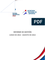 Informe de Gestion SND 2012-2013