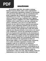 BIOGÉNESIS