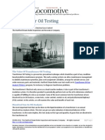 Transformer Oil Testing