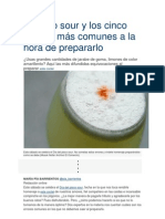 El Pisco Sour y Los Cinco Errores Más Comunes A La Hora de Prepararlo