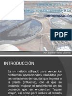 HOMOGENIZACION