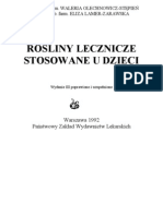 Rośliny Lecznicze Stosowane U Dzieci