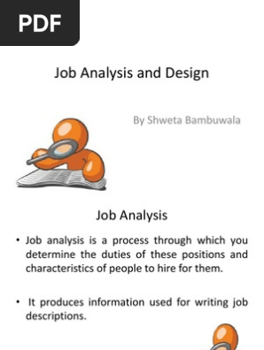 Job Analysis & Design