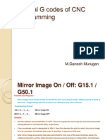 Special G Codes of CNC Programming