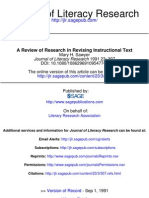 Review of research in revising instructional text