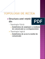 Topologia Și Arhitectura Rețelelor