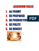 Our Classroom Rules 2