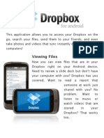 Access Dropbox on Android - View, Share, Sync Photos & Files
