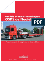 Nooteboom Brochure OSDS Semi-Lowloaders (Spanish)