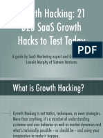 Growth Hacking b2b SaGrowth Hacking: 21 Actionable and Unique B2B SaaS Growth Hacks You Can Test Today