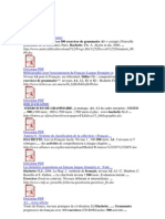 Exercices de Grammaire (PDF)