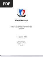 Download Dody Firmanda 2013 - Clinical Pathways RSUP Wahidin Sudiro Husodo Makassar 4-5 September 2013 by Dody Firmanda SN165002273 doc pdf