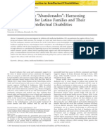 Advocacy For The "Abandonados": HarnessingCultural Beliefs For Latino Families and TheirChildren With Intellectual Disabilities