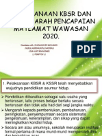 Pelaksanaan KBSR&KSSR Ke Arah Matlamat Wawasan 2020