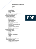 Business Research Methods